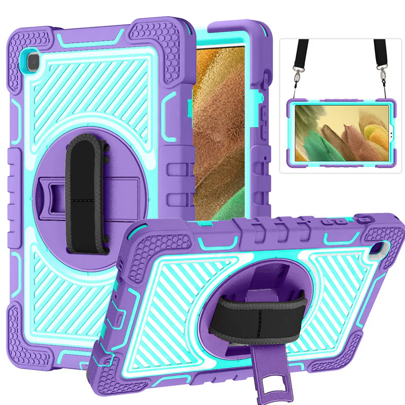 Lenovo Tab M10 HD Gen 2 10.1" inch 2020 (TB-X306X/TB-X306F) - Silicone Drop Proof Heavy Duty Series Case With 360-Degree Rotating Stand - Image 3