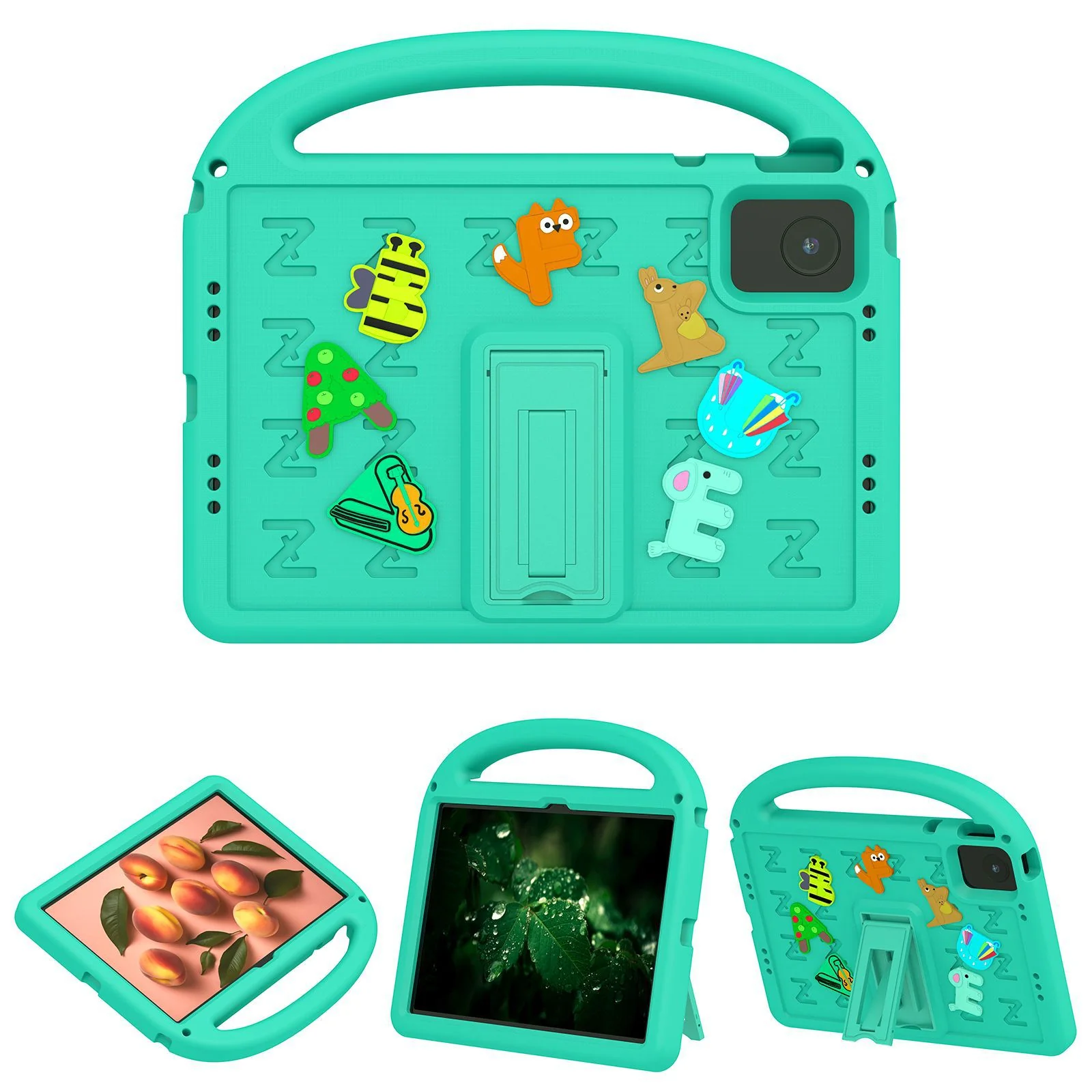 Lenovo Tab M11 11.0" 2024 (TB-330XU/330FU) - Children's Cartoon Alphabet Style EVA Stand Heavy Duty Series Case - Image 12