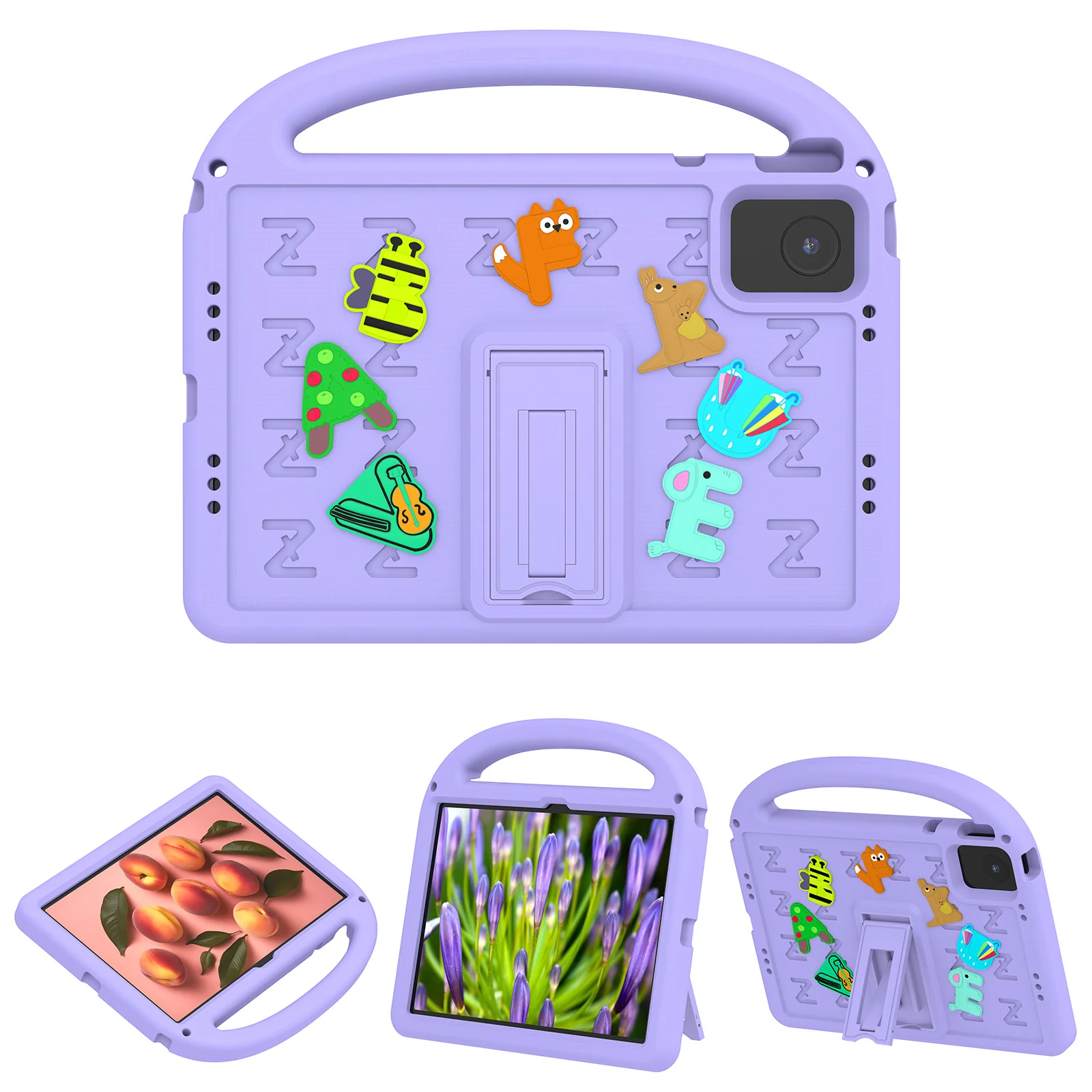 Lenovo Tab M11 11.0" 2024 (TB-330XU/330FU) - Children's Cartoon Alphabet Style EVA Stand Heavy Duty Series Case - Image 13
