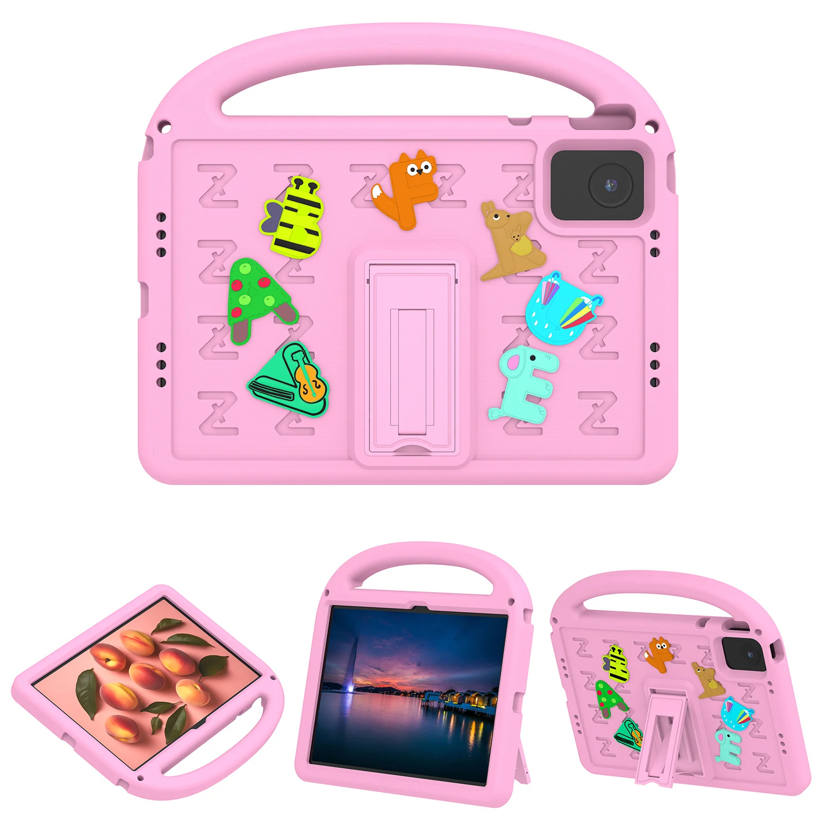 Lenovo Tab M11 11.0" 2024 (TB-330XU/330FU) - Children's Cartoon Alphabet Style EVA Stand Heavy Duty Series Case - Image 8