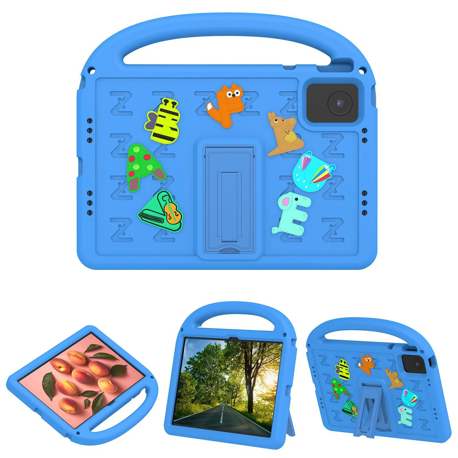 Lenovo Tab M11 11.0" 2024 (TB-330XU/330FU) - Children's Cartoon Alphabet Style EVA Stand Heavy Duty Series Case - Image 9
