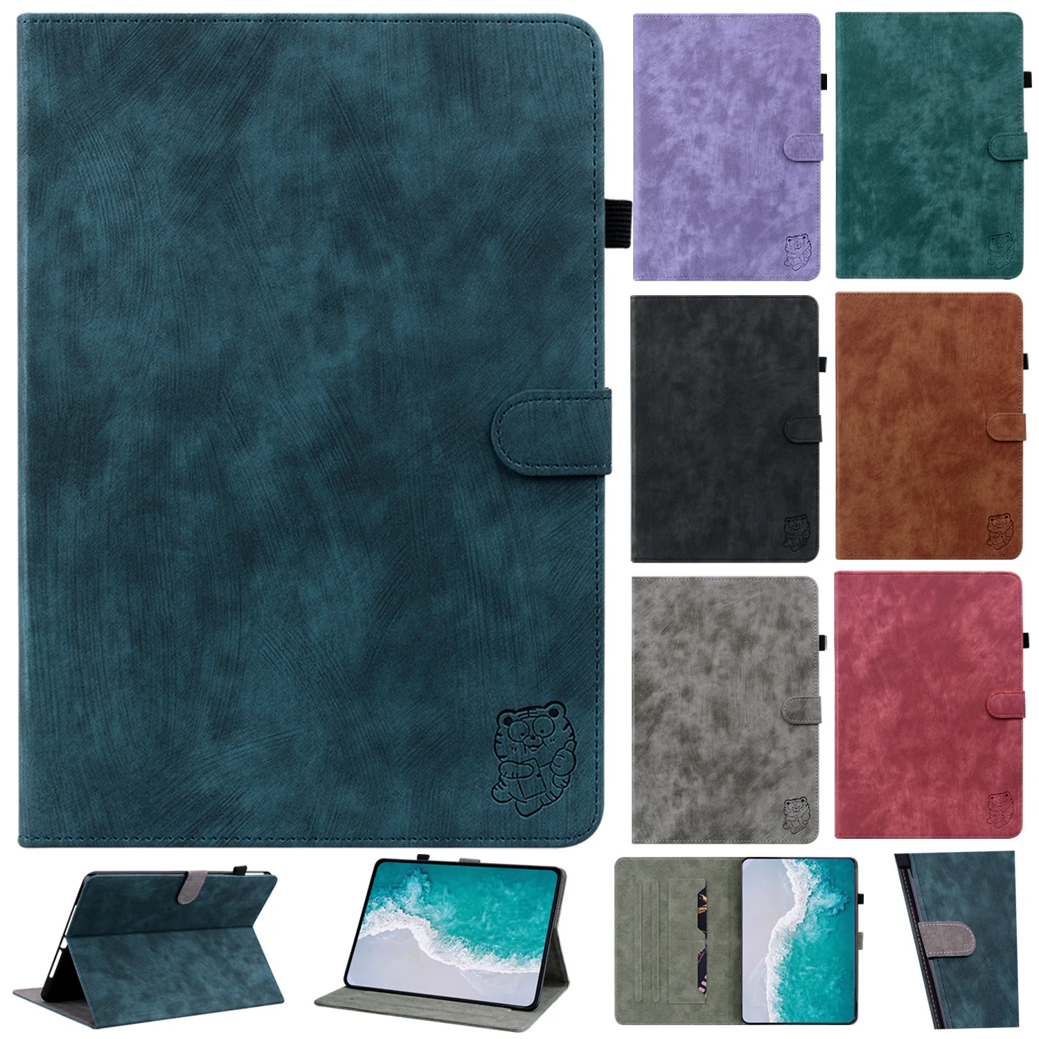 Lenovo Tab M10 HD Gen 2 10.1" inch 2020 (TB-X306X/TB-X306F) - Cartoon Logo Leather Flip Stand Shockproof Case - Image 10