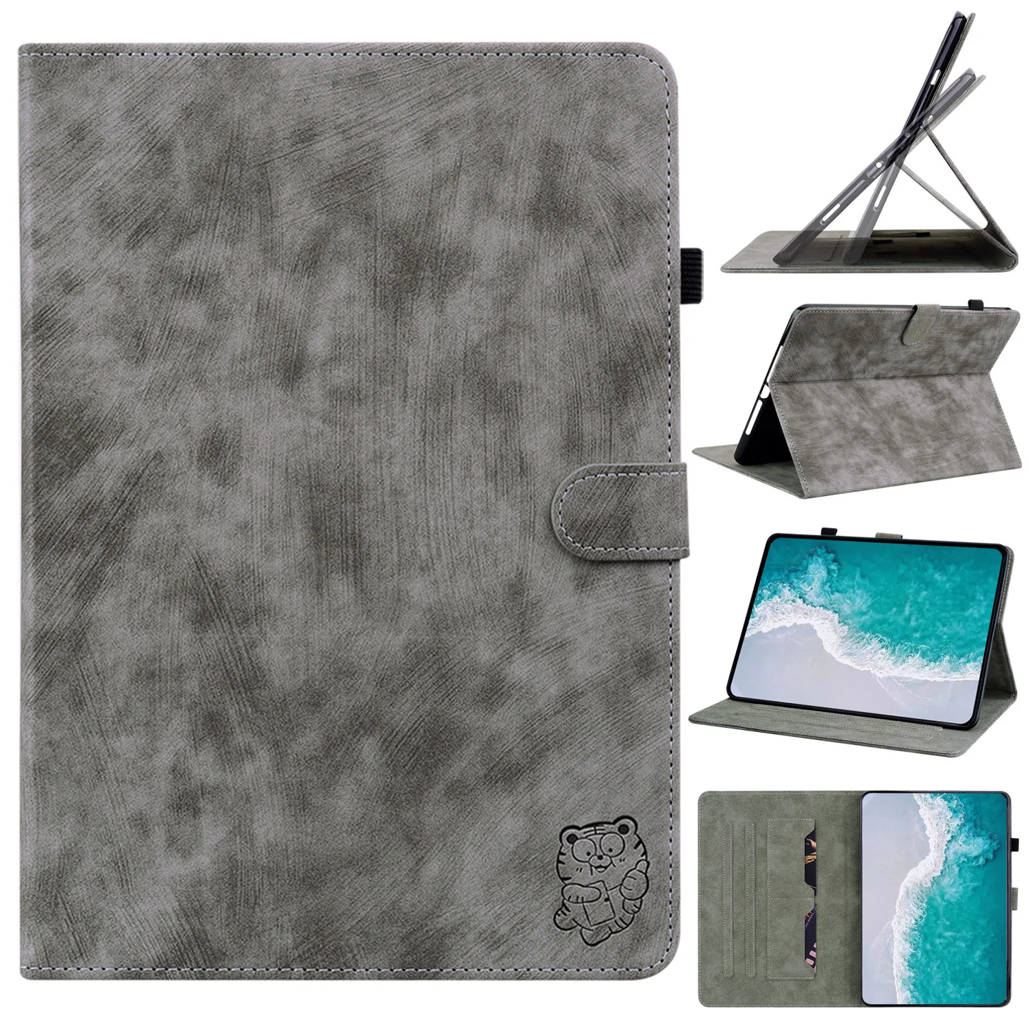 Lenovo Tab M10 HD Gen 2 10.1" inch 2020 (TB-X306X/TB-X306F) - Cartoon Logo Leather Flip Stand Shockproof Case - Image 4