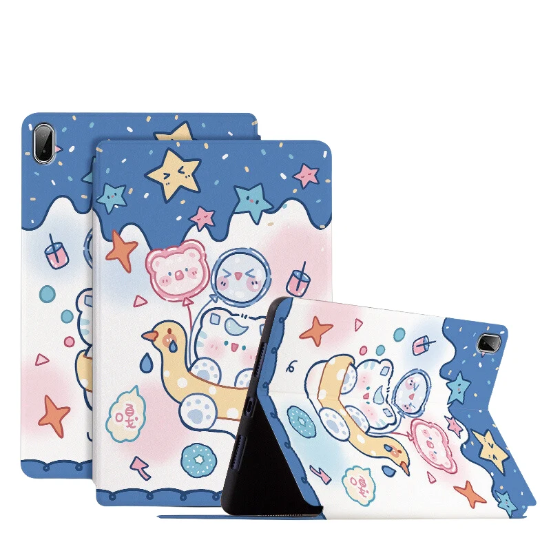 Lenovo Tab M10 Plus (3rd Gen) 10.6" 2022 (TB125FU) - Cartoon Animals Flip Leather Stand Case - Image 12