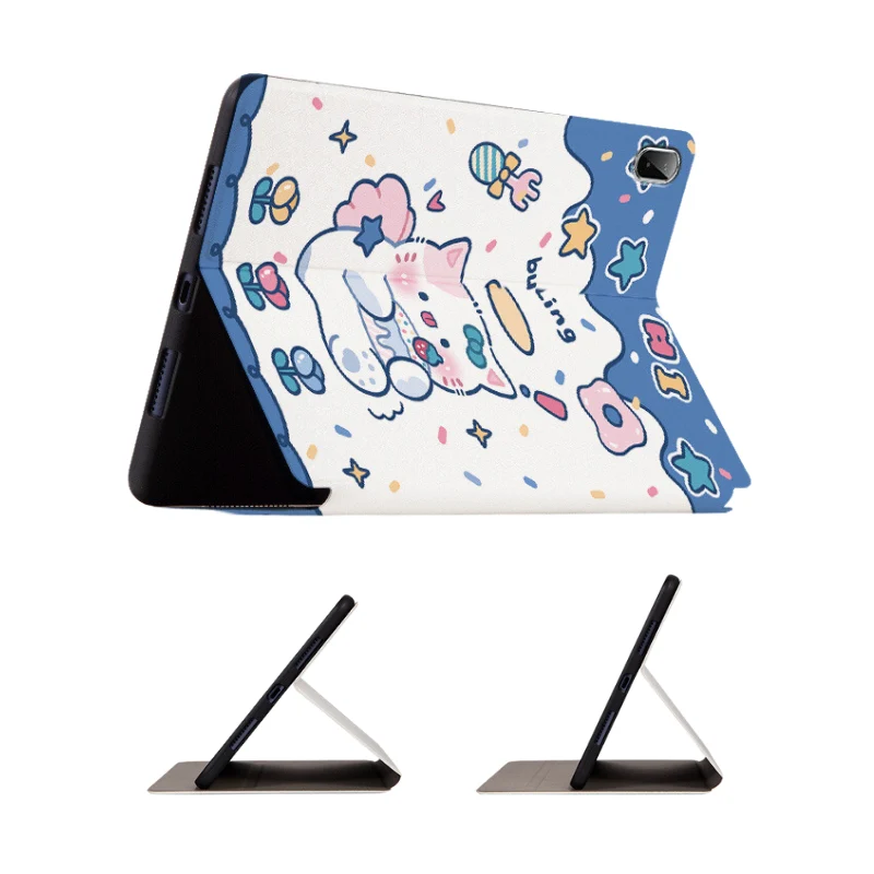 Lenovo Tab M10 Plus (3rd Gen) 10.6" 2022 (TB125FU) - Cartoon Animals Flip Leather Stand Case - Image 3