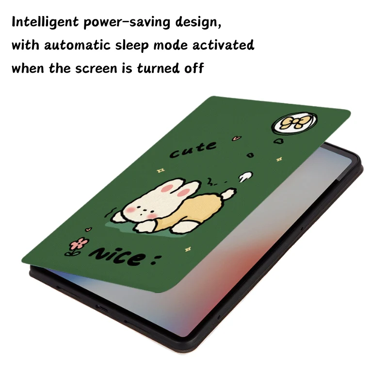 Lenovo Tab M10 Plus (3rd Gen) 10.6" 2022 (TB125FU) - Cartoon Animals Flip Leather Stand Case - Image 4