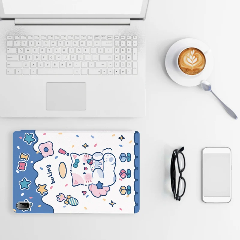 Lenovo Tab M10 Plus (3rd Gen) 10.6" 2022 (TB125FU) - Cartoon Animals Flip Leather Stand Case - Image 8