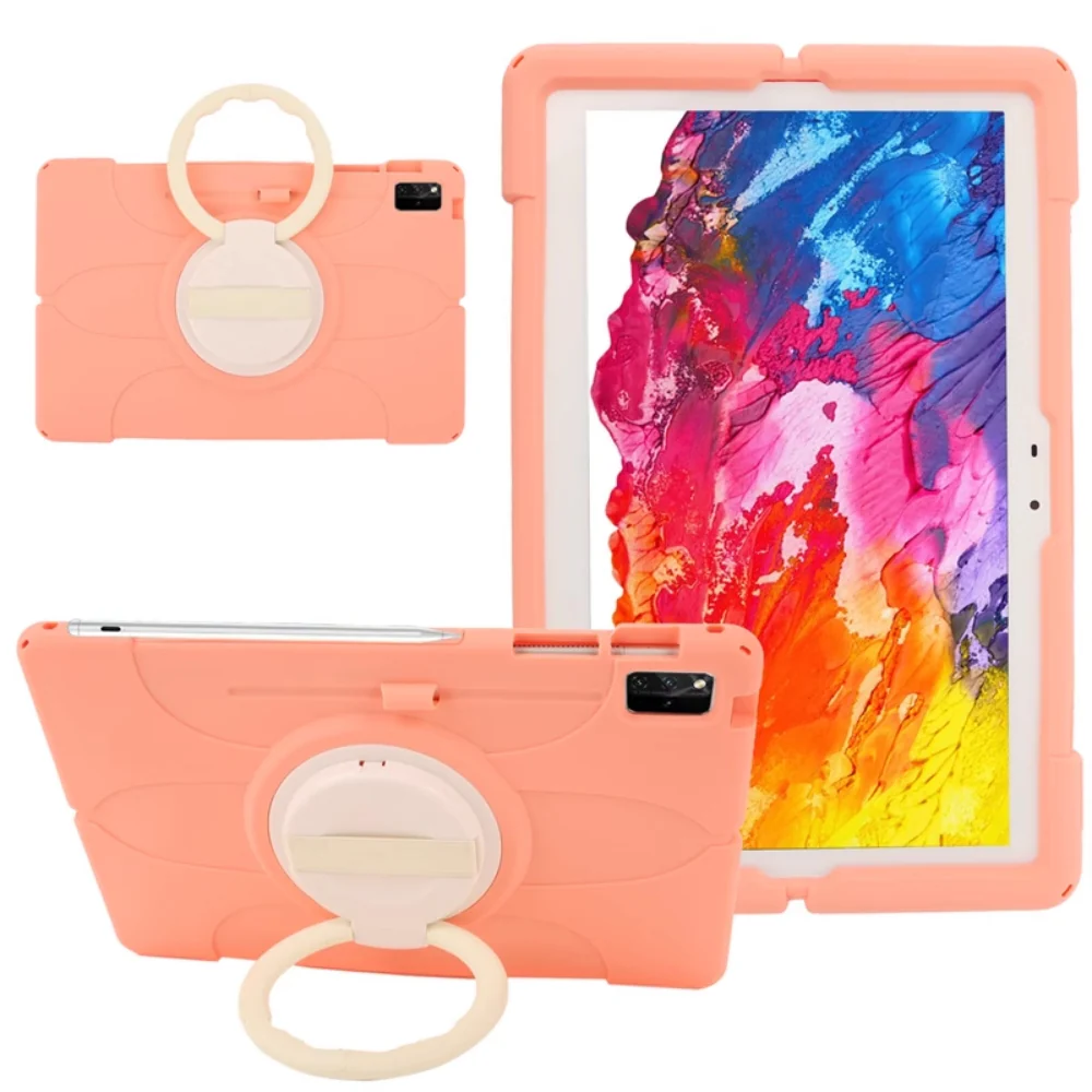 Lenovo Tab P12 12.7" 2023 (TB370/TB371) - 360° Rotating Wristband Stand Shockproof Heavy-Duty Case With Shoulder Strap - Image 4