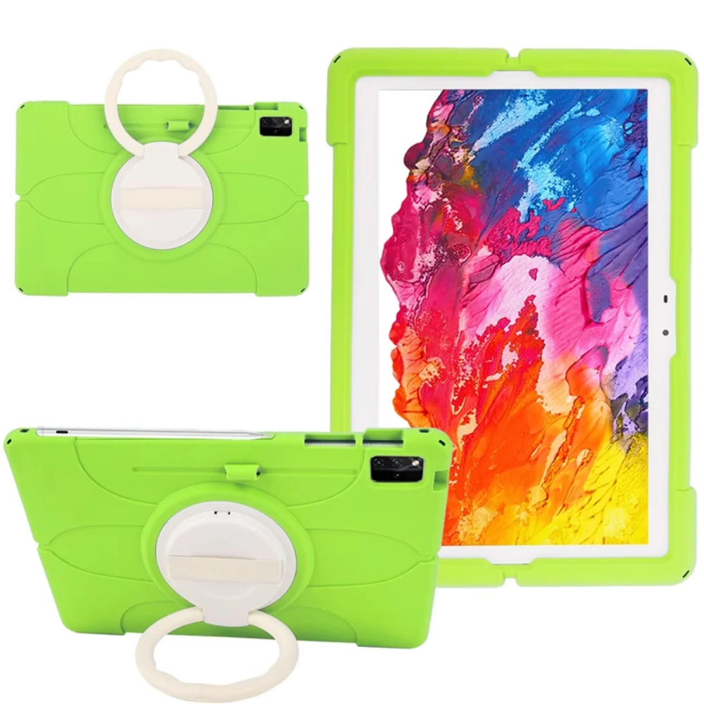 Lenovo Tab P12 12.7" 2023 (TB370/TB371) - 360° Rotating Wristband Stand Shockproof Heavy-Duty Case With Shoulder Strap - Image 5