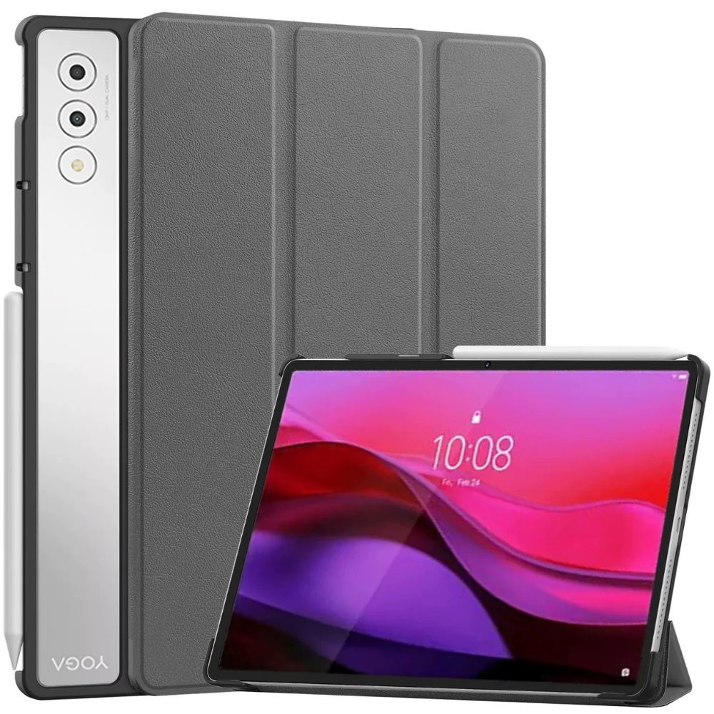 Lenovo Yoga Tab Plus 12.7" 2025 (TB520FU/XU) - Intelligent Sleep Shockproof Stand Case