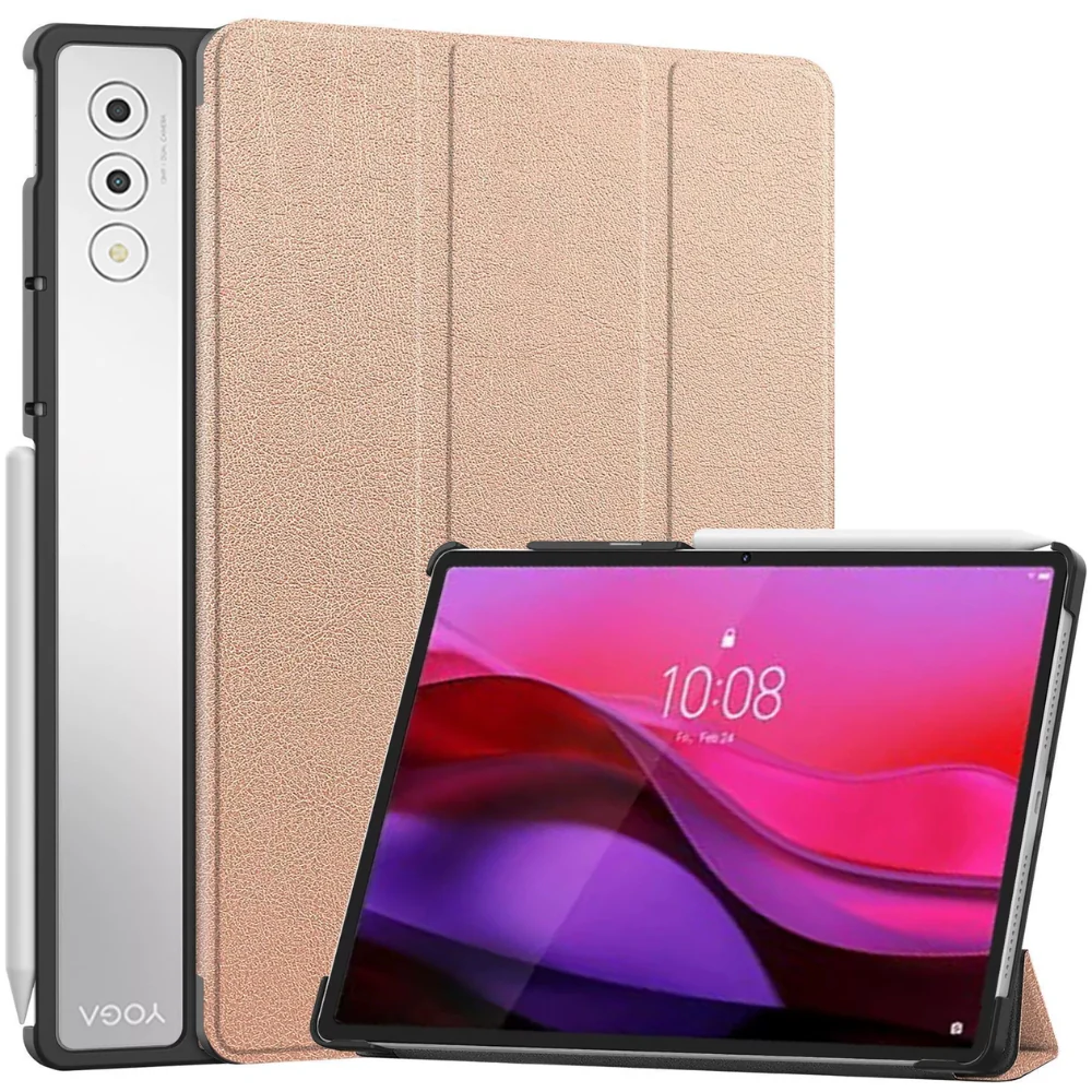 Lenovo Yoga Tab Plus 12.7" 2025 (TB520FU/XU) - Intelligent Sleep Shockproof Stand Case - Image 2