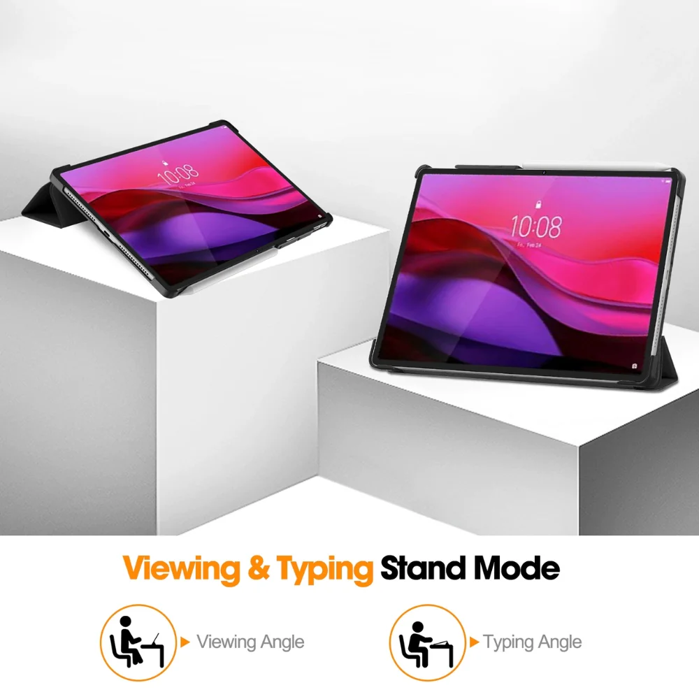 Lenovo Yoga Tab Plus 12.7" 2025 (TB520FU/XU) - Intelligent Sleep Shockproof Stand Case - Image 5