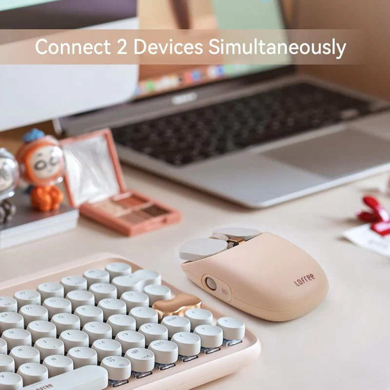 LOFREE Wavy Chips Dual-Mode Wireless Mouse Mice Girl Gift - Image 4