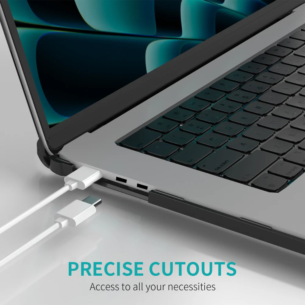 MacBook Air 15.3" (A2941 & A3114) - BJB3 Full Coverage Laptop Stand Protective Case - Image 7