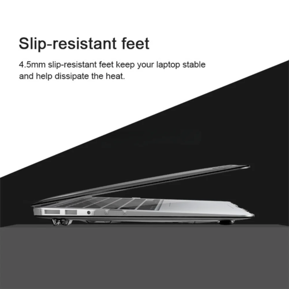 MacBook Air 15.4" (A1707 & A1990) - Multi-function Ultra-thin Translucent Heat Dissipation Protective Case - Image 11