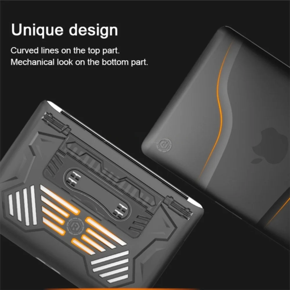MacBook Air 15.4" (A1707 & A1990) - Multi-function Ultra-thin Translucent Heat Dissipation Protective Case - Image 13