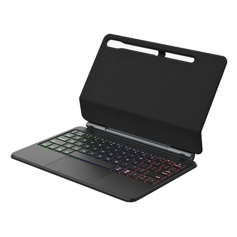 [Magic Keyboard] Samsung S7 Plus/S7 FE/S8 Plus/S9 Plus 12.4" (2020/2021/2022/2023) Multi-Touch Trackpad Magnetic Smart Wireless Keyboard Case With RGB Backlit - Image 10