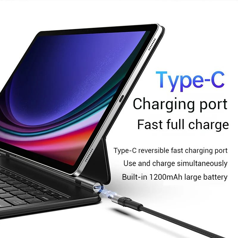 [[Magic Keyboard][With BacKlit] Samsung Galaxy Tab S7 Plus/S8 Plus/S9 Plus 12.4" - Precision Multi-Touch Trackpad Magnetic Smart Wireless Keyboard Case - Image 10