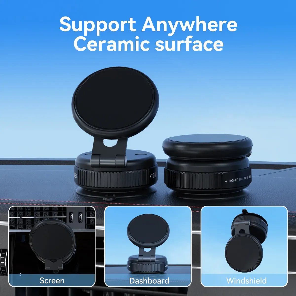 Magnetic Car Telescopic Foldable for Car Dashboard & Wind Screen Strong Magnet - Image 3