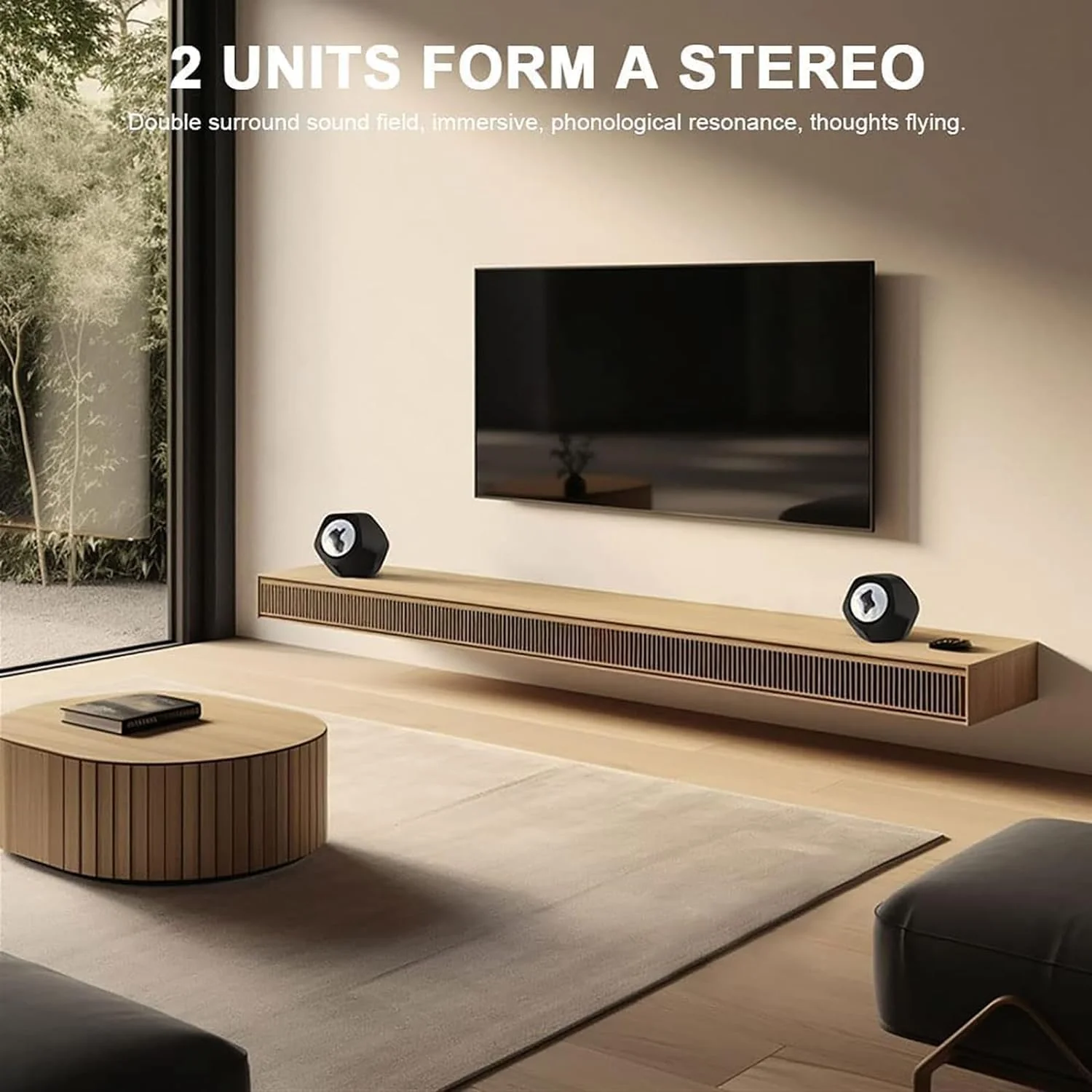 Magnetic Fluid Speaker, Dancing Ferrofluid Music Rhythm Lamp, 360° Surround Sound Touch Wireless Bluetooth Speaker, Shocked Bass Subwoofer Living Room Desktop - Image 6