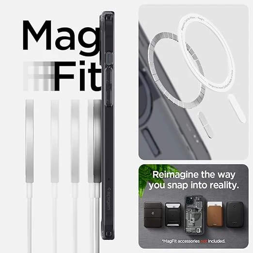 [Magsafe Compatible] Apple iPhone 14/Plus/Pro/Pro Max - SPIGEN Slim Protection Design Made Of Flexible TPU Bumper And Hard PC Back Cover Case - Image 2
