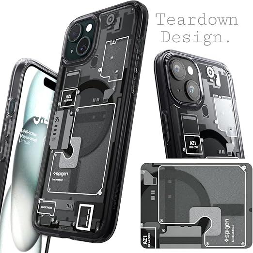 [Magsafe Compatible] Apple iPhone 14/Plus/Pro/Pro Max - SPIGEN Slim Protection Design Made Of Flexible TPU Bumper And Hard PC Back Cover Case - Image 4