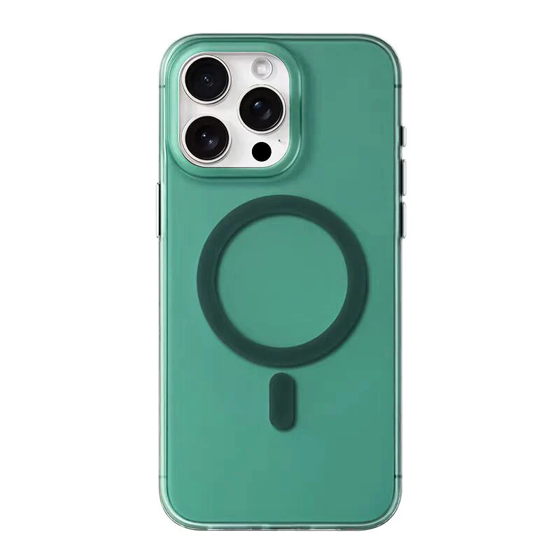 [Magsafe Compatible] Apple iPhone 13/Pro/Pro Max Sanlinba Transparent Matte Shockproof Essentials Series Case - Image 10