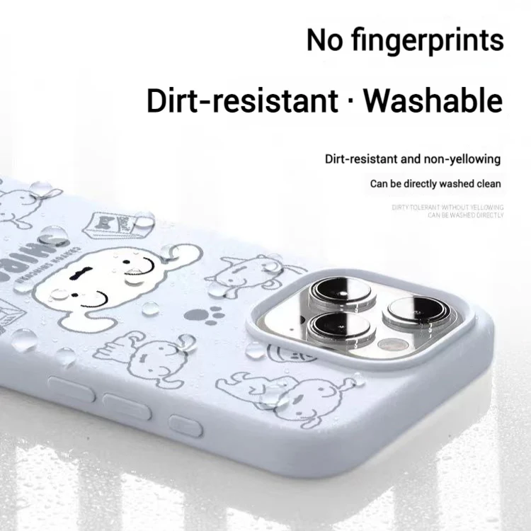 [Magsafe Compatible] Apple iPhone 15/Pro/Plus/Pro Max Cartoon Liquid Silicone Anti-drop Dirt-resistant Essentials Series Case - Image 3