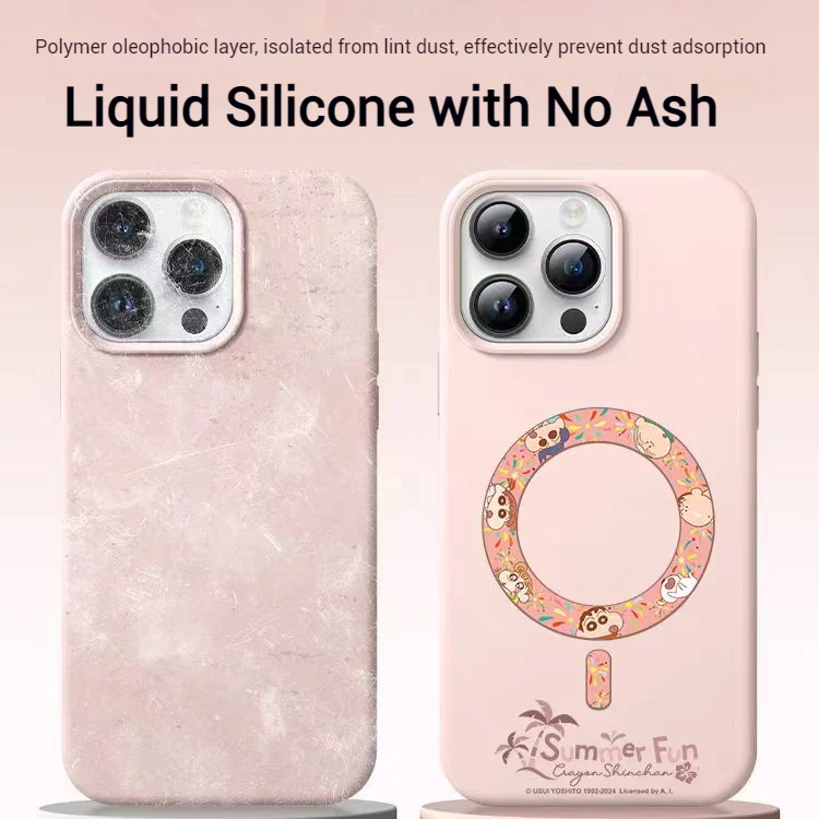 [Magsafe Compatible] Apple iPhone 15/Pro/Plus/Pro Max Cartoon Liquid Silicone Anti-drop Dirt-resistant Fashion-Forward Series Case - Image 4