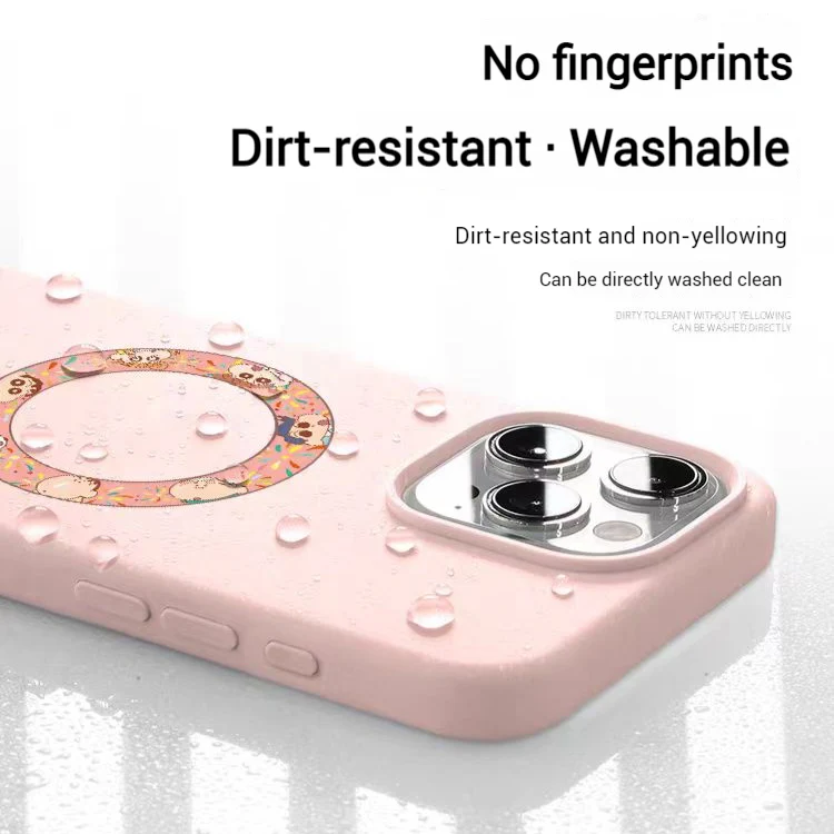 [Magsafe Compatible] Apple iPhone 15/Pro/Plus/Pro Max Cartoon Liquid Silicone Anti-drop Dirt-resistant Fashion-Forward Series Case - Image 6
