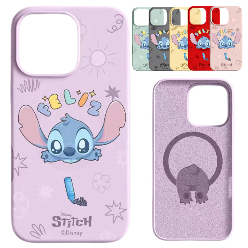 [Magsafe Compatible] Apple iPhone 15/Pro/Plus/Pro Max Cartoon Liquid Silicone Shockproof Essentials Series Case