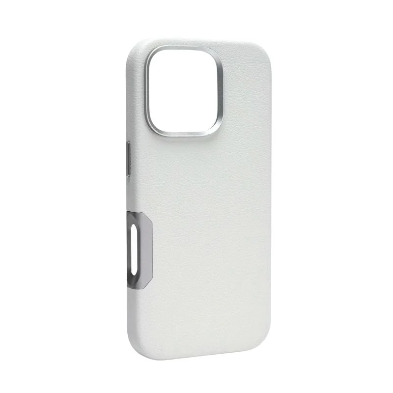 [Magsafe Compatible] Apple iPhone 16/Plus/Pro/Max - Metal Camera Button Leather Magnetic Shockproof Essentials Series Case - Image 12
