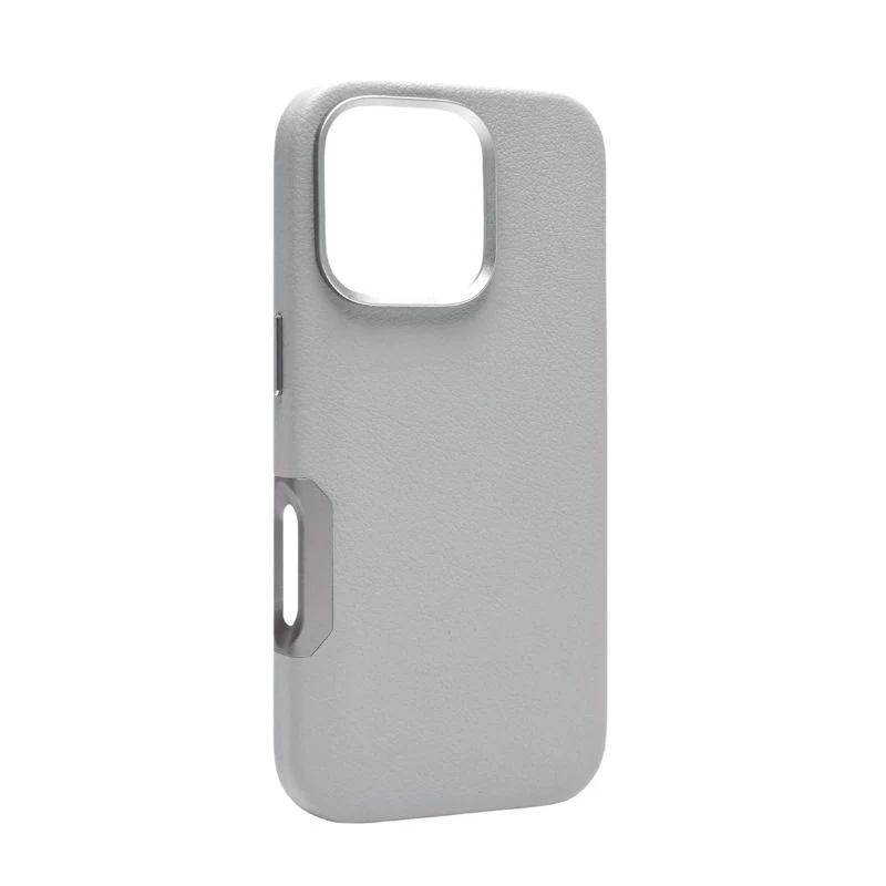 [Magsafe Compatible] Apple iPhone 16/Plus/Pro/Max - Metal Camera Button Leather Magnetic Shockproof Essentials Series Case - Image 13