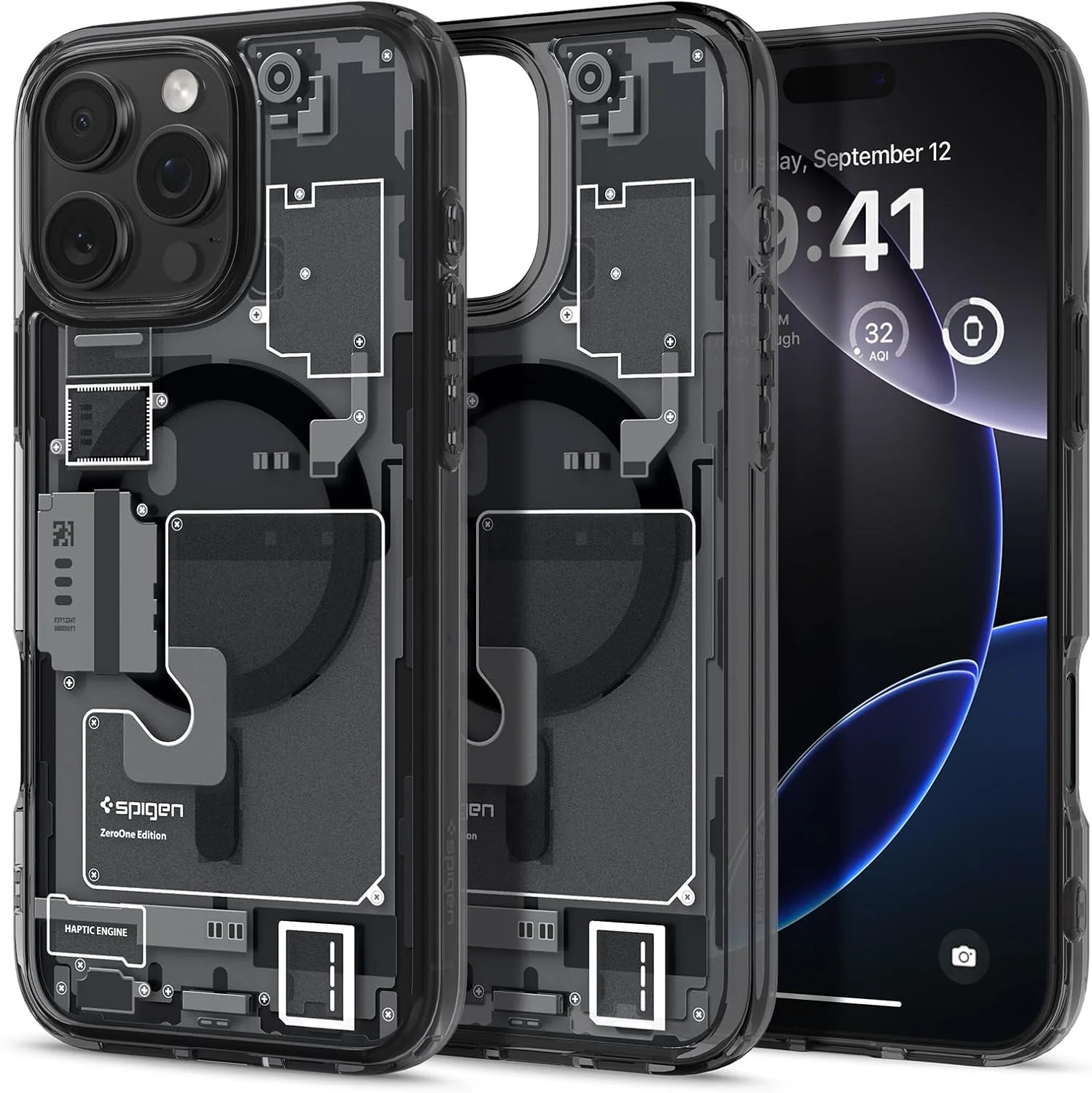 [Magsafe Compatible] Apple iPhone 16/Plus/Pro/Pro Max -  Sleek Internal Design Air Cushion TPU Bumper Raised Edges Cover Case - Image 2
