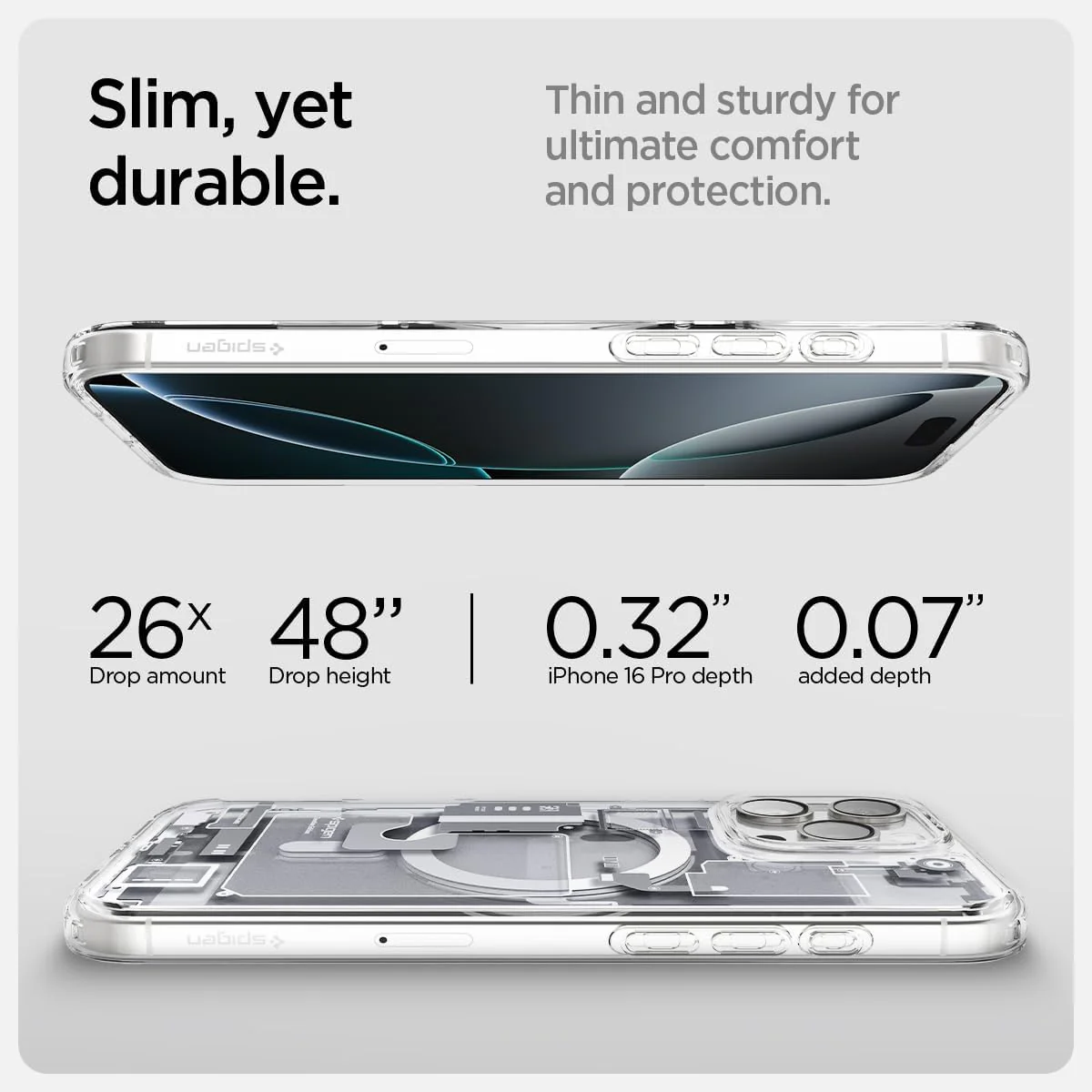 [Magsafe Compatible] Apple iPhone 16/Plus/Pro/Pro Max -  Sleek Internal Design Air Cushion TPU Bumper Raised Edges Cover Case - Image 4