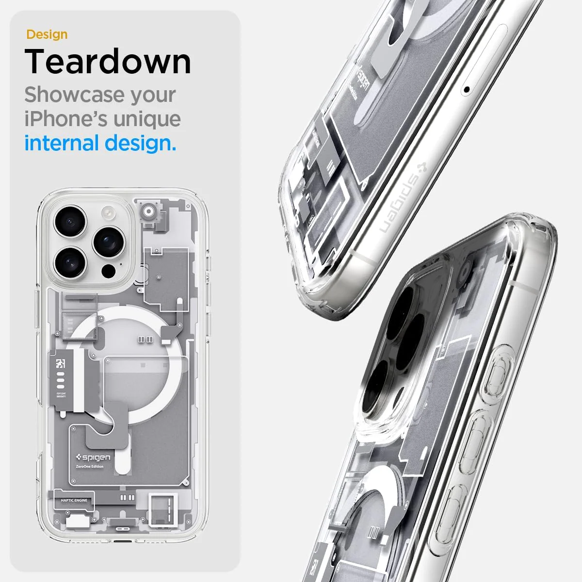 [Magsafe Compatible] Apple iPhone 16/Plus/Pro/Pro Max -  Sleek Internal Design Air Cushion TPU Bumper Raised Edges Cover Case - Image 5