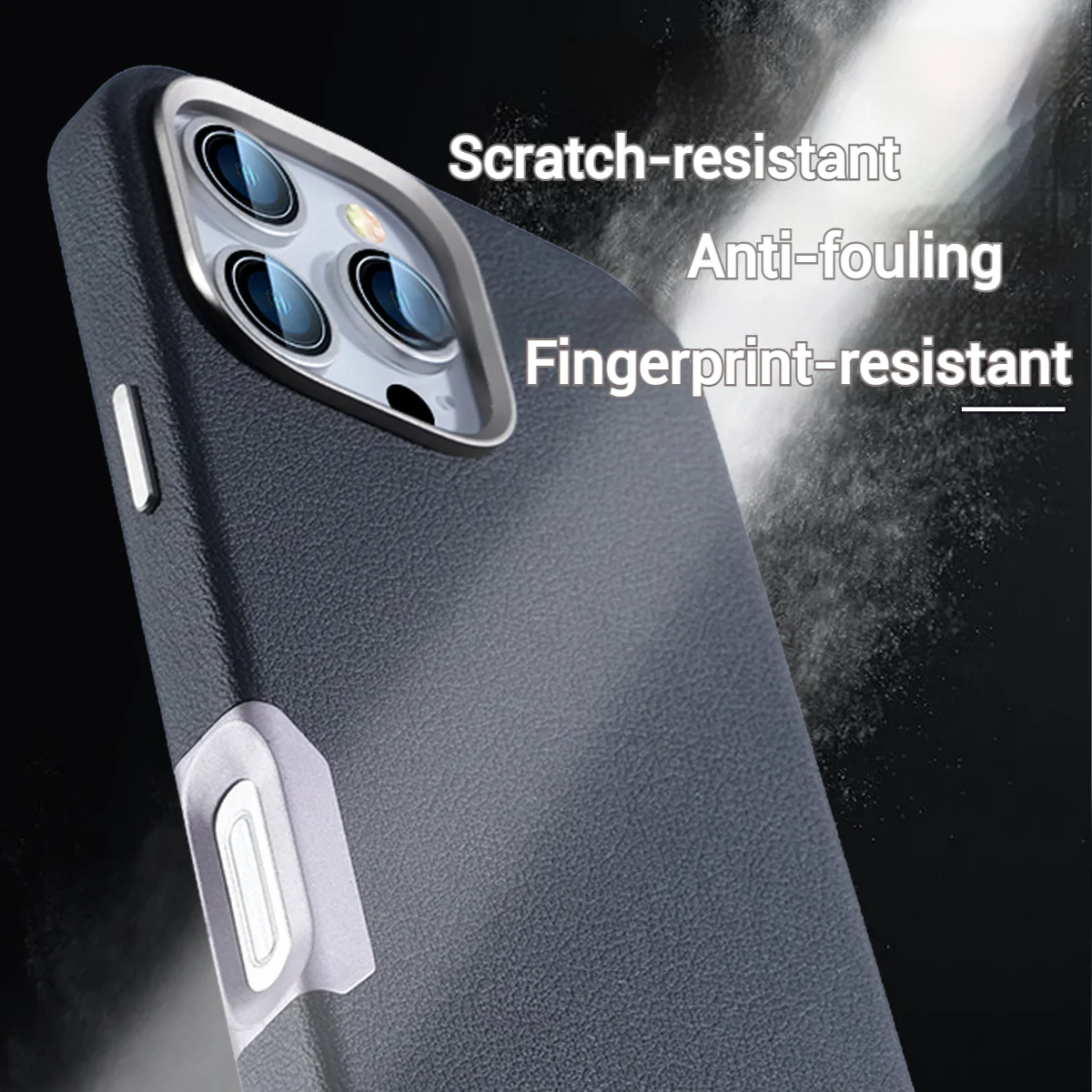 [Magsafe Compatible] Apple iPhone 16/Pro/Pro Max/Plus Premium Leather Shockproof Case - Image 7