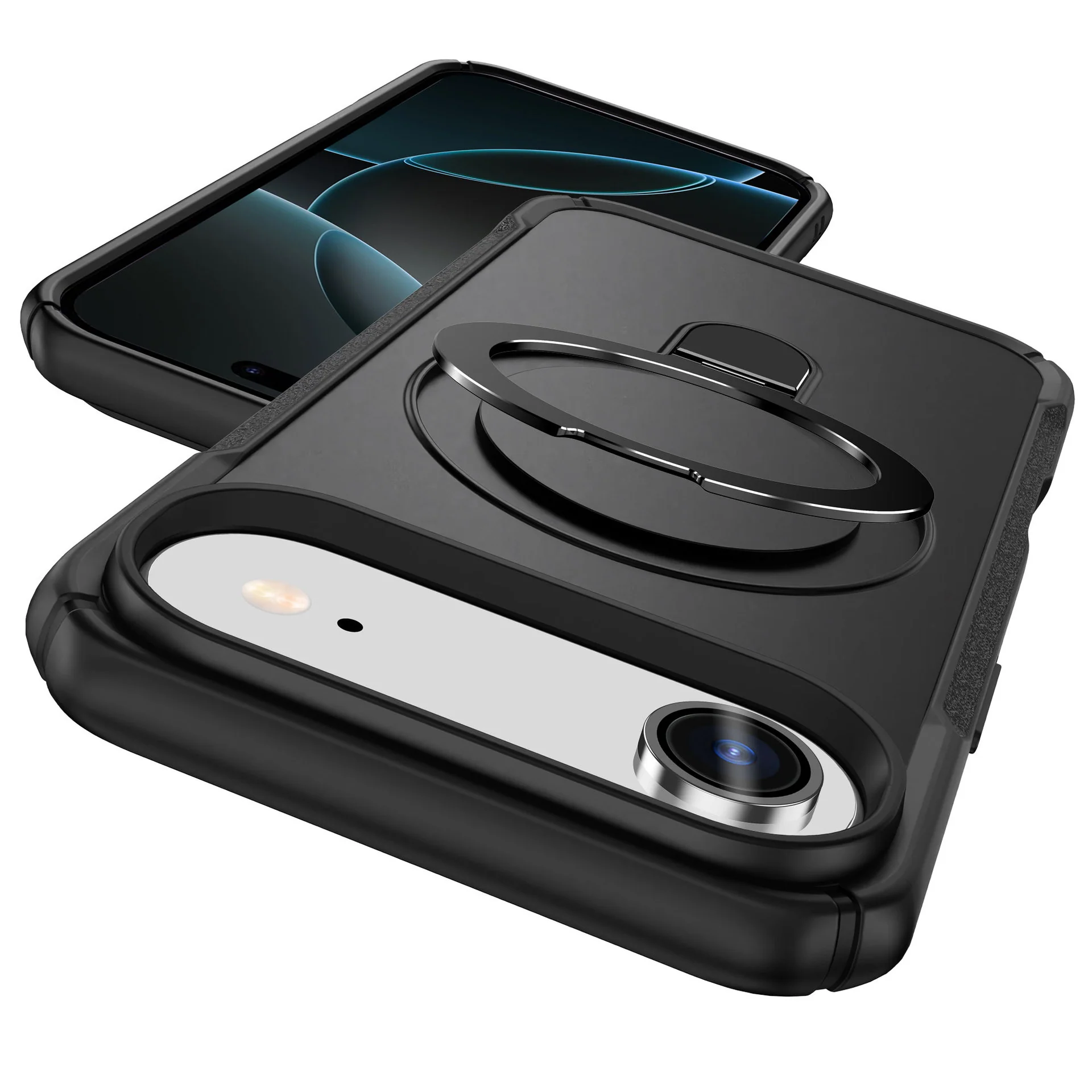[Magsafe Compatible] Apple iPhone 17 Air 360 Degree Rotating Stand Shockproof Case - Image 6