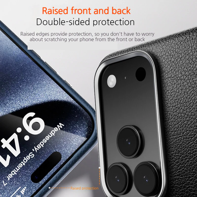 [Magsafe Compatible] Apple iPhone 17/Air/Pro/Max - Essentials Leather Shockproof Case - Image 6