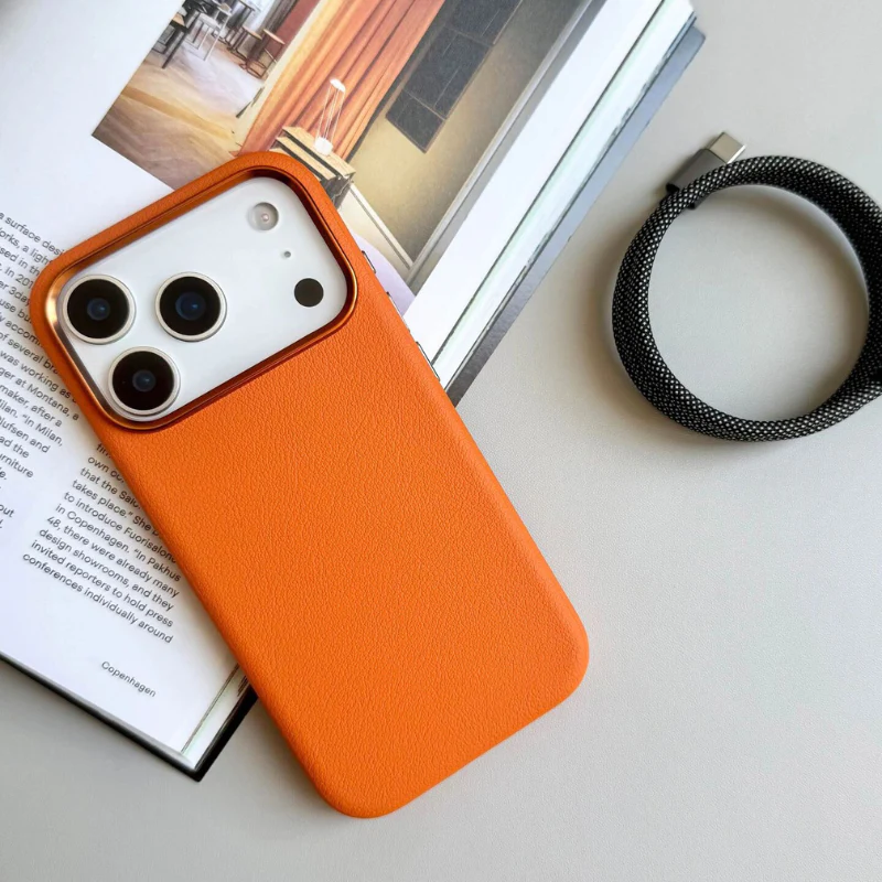 [Magsafe Compatible] Apple iPhone 17/Air/Pro/Max - Essentials Leather Shockproof Case - Image 7