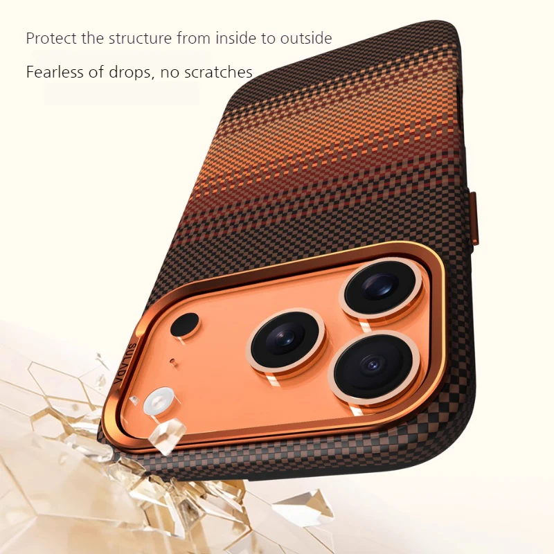 [Magsafe Compatible] Apple iPhone 17/Air/Pro/Pro Max Business Shockproof Striped Phone Case - Image 6