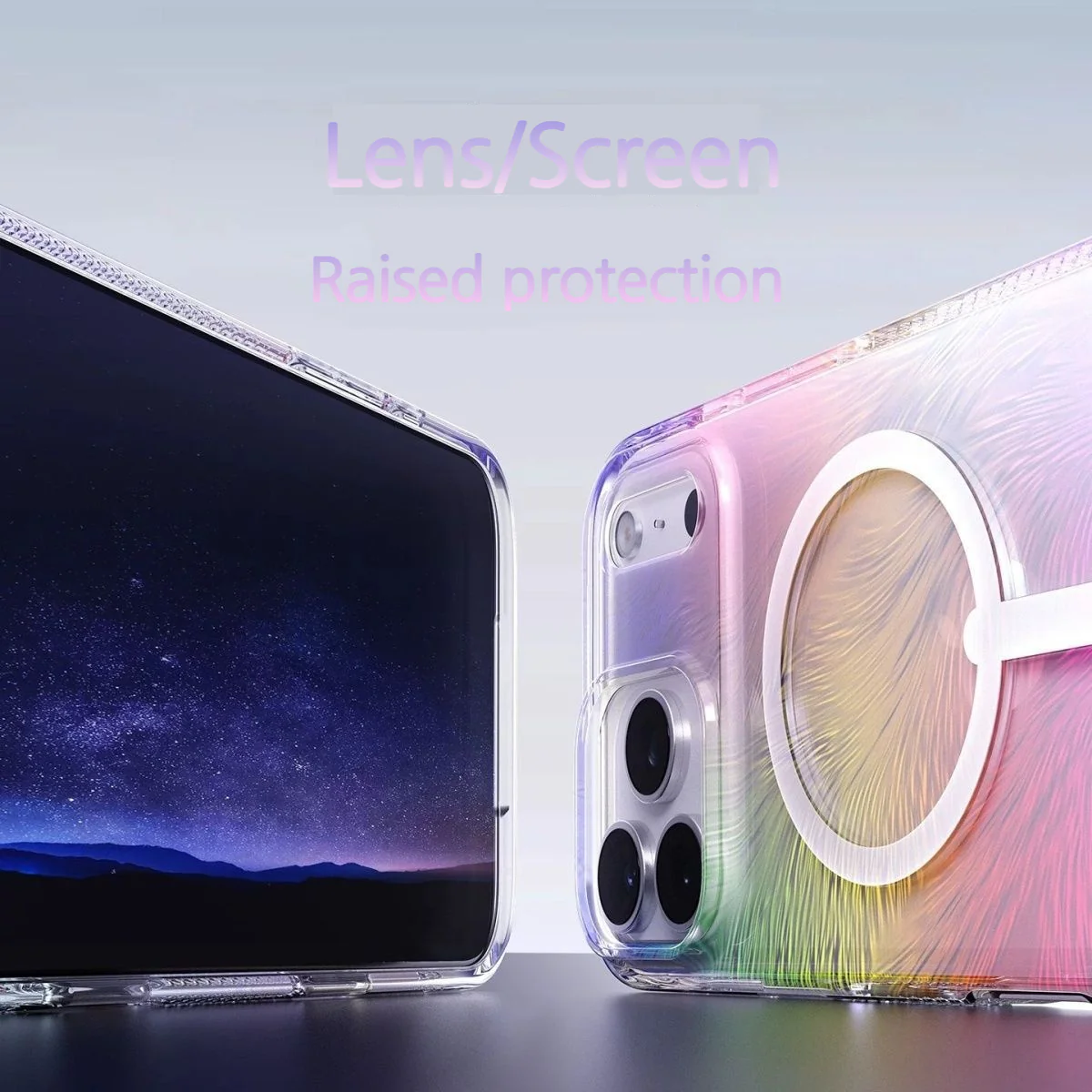 [Magsafe Compatible] Apple iPhone 17/Pro/Max - ZAGG Iridescent Protection Case - Image 3