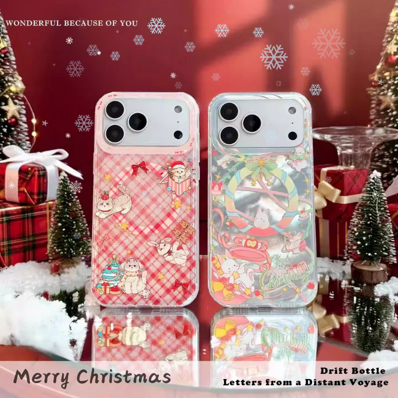[Magsafe Compatible] Apple iPhone 17/Pro/Pro Max - Christmas Double-Layer Matte Shockproof Case