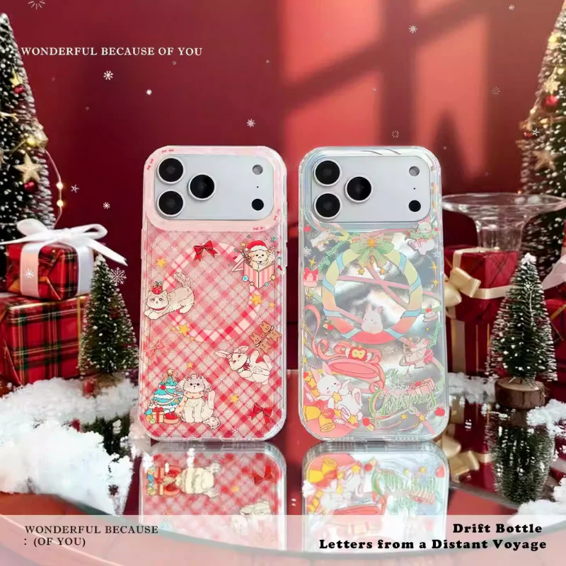 [Magsafe Compatible] Apple iPhone 17/Pro/Pro Max - Christmas Double-Layer Matte Shockproof Case - Image 4