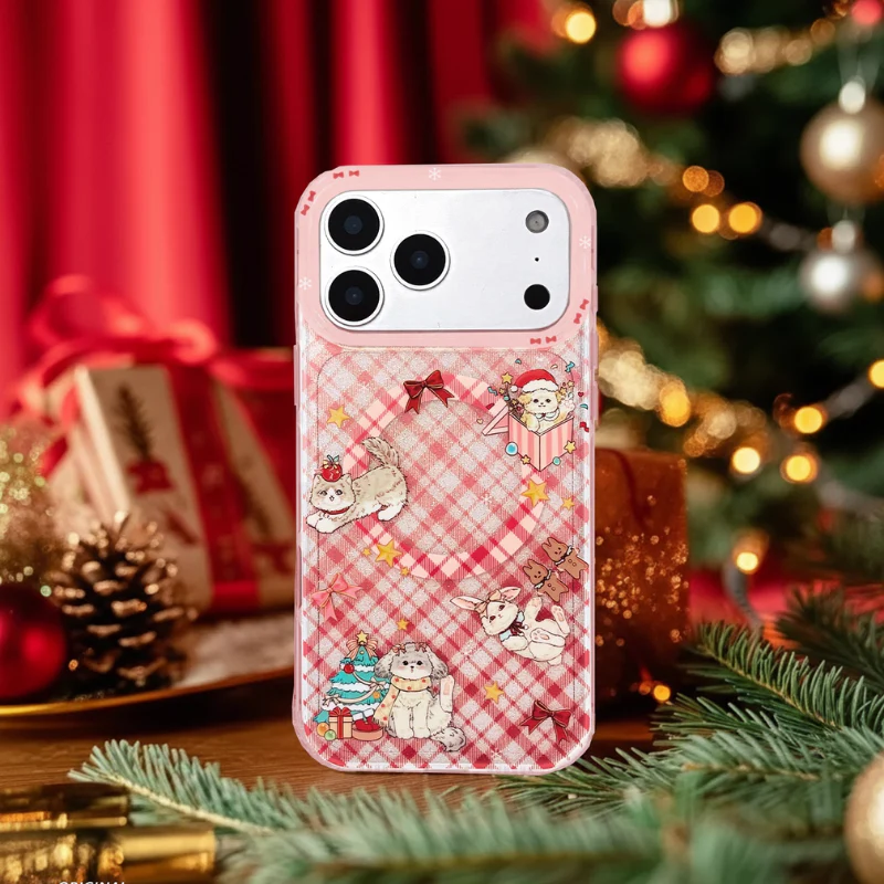 [Magsafe Compatible] Apple iPhone 17/Pro/Pro Max - Christmas Double-Layer Matte Shockproof Case - Image 7