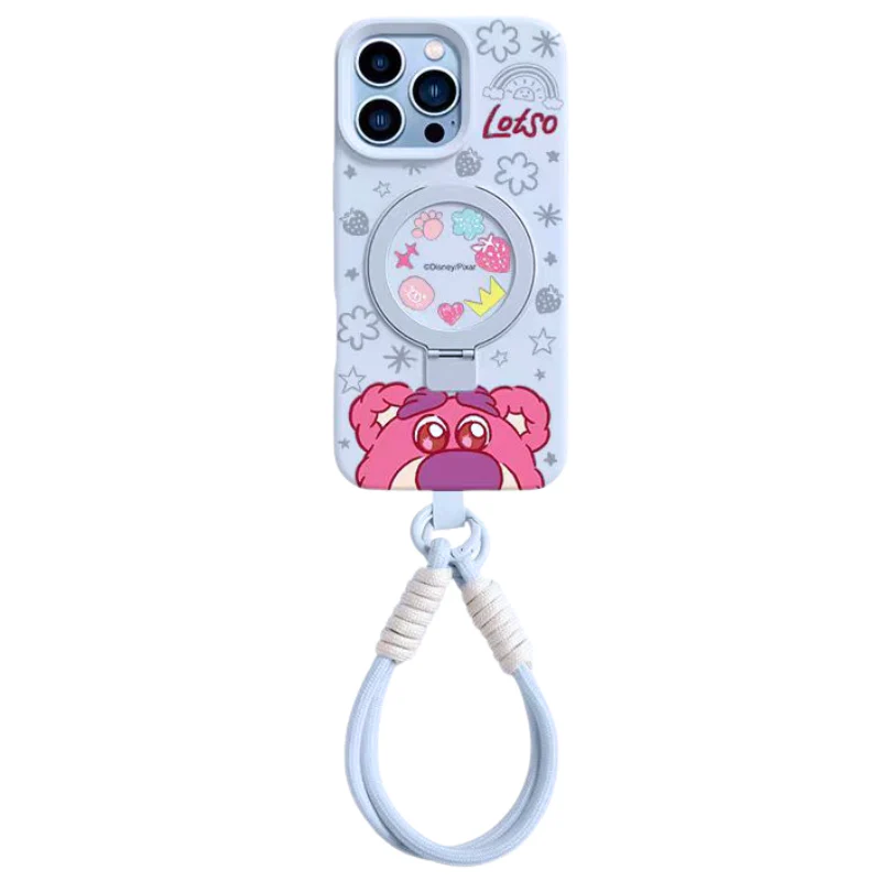 [Magsafe Compatible][Built-in Stand] Apple iPhone 16/Pro/Plus/Pro Max Cartoon Liquid Silicone Anti-drop Dirt-resistant Essentials Series Case - Image 7