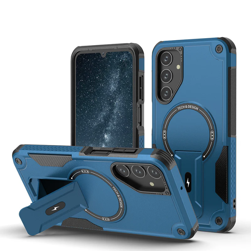 [Magsafe Compatible][Built-in Stand] Samsung Galaxy A16 4G/5G Military-grade Shockproof Heavy Duty Series Case - Image 2