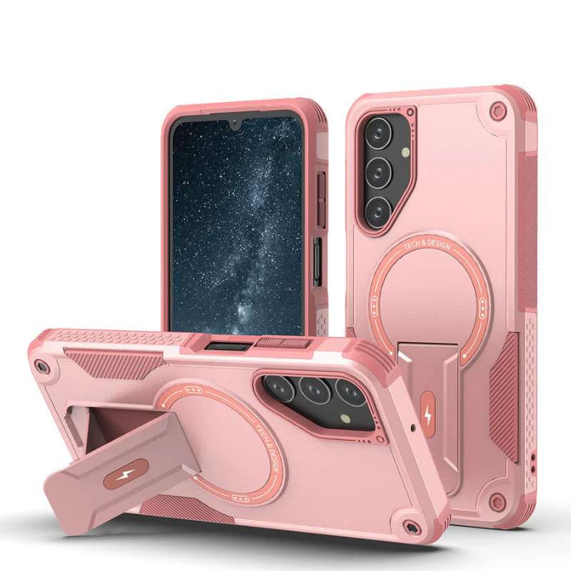 [Magsafe Compatible][Built-in Stand] Samsung Galaxy A16 4G/5G Military-grade Shockproof Heavy Duty Series Case - Image 4