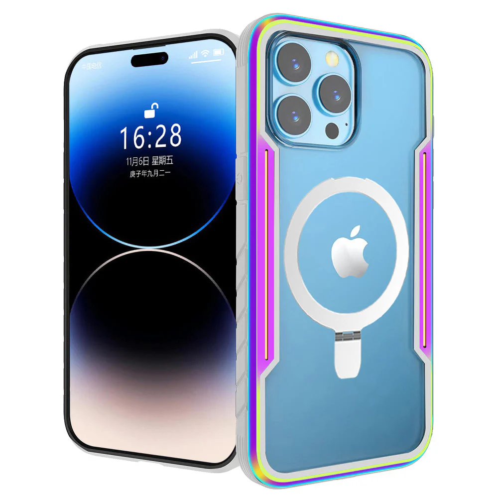 [Magsafe Compatible][Foldable Kick Stand Ring] Apple iPhone 15/Plus/Pro/Max Military Defense Heavy Duty Drop Proof Case - Image 3