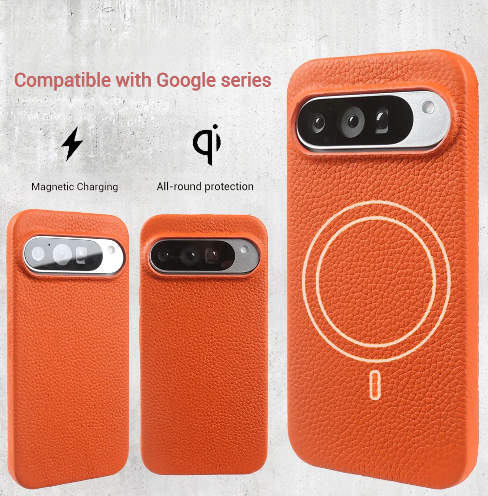[Magsafe Compatible] Google Pixel 10 / Pro / XL - Premium Cowhide Drop Proof Genuine Leather Series Case - Image 6